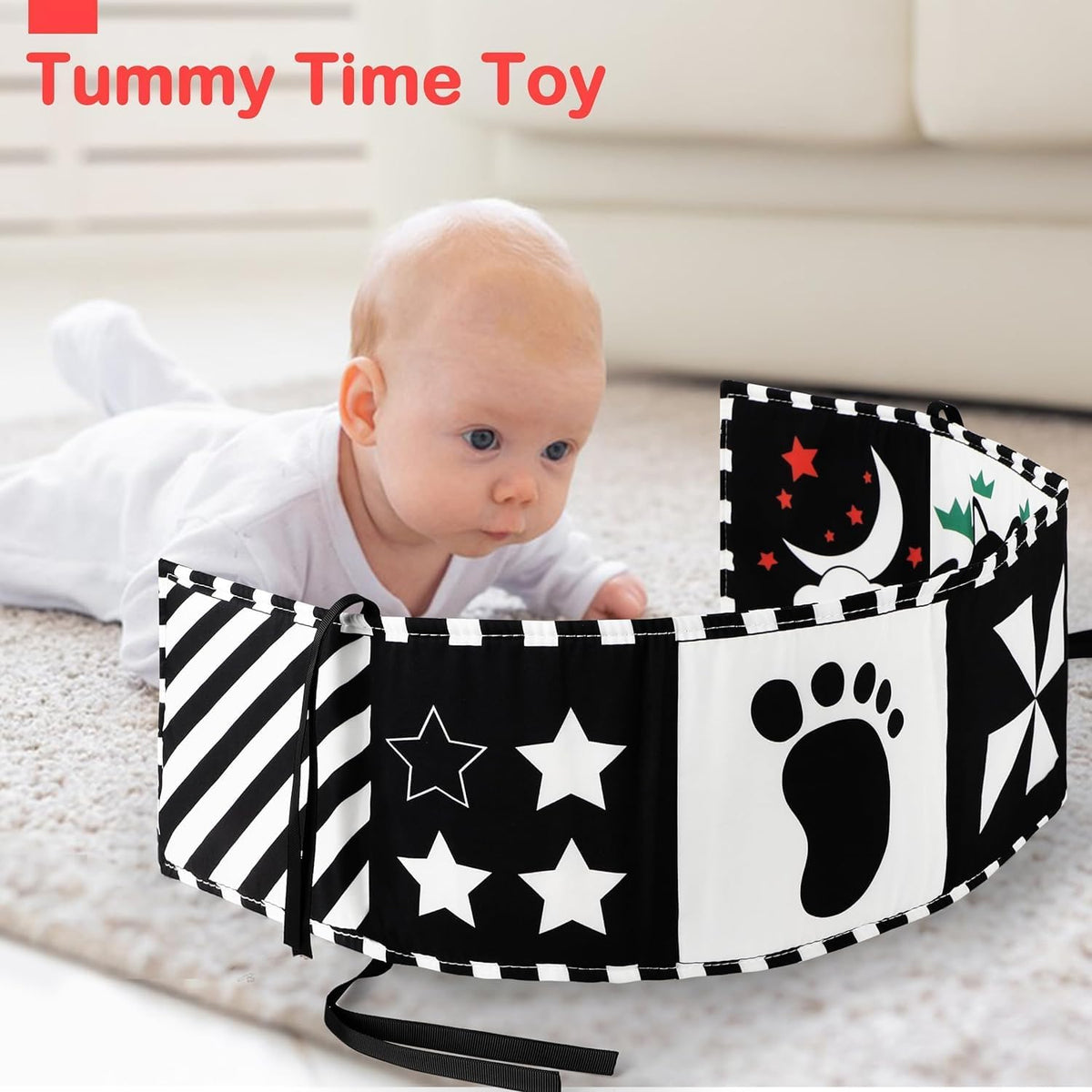 URMYWO Baby Toys, Black and White Sensory Toys Brain Development