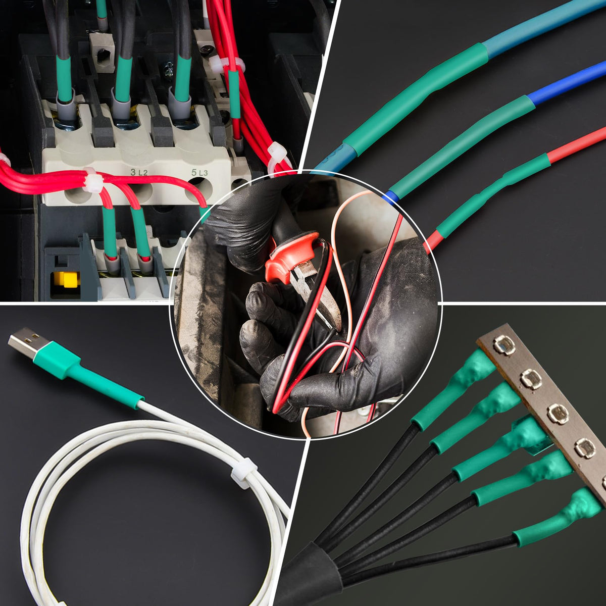 ASHINER Clear Heat Shrink Tubing Kit - 580Pcs EVA Material in 11 Sizes - Ideal for Electrical Insulation, Repairs, and Wire Connectors with User-Friendly Design and Storage Case