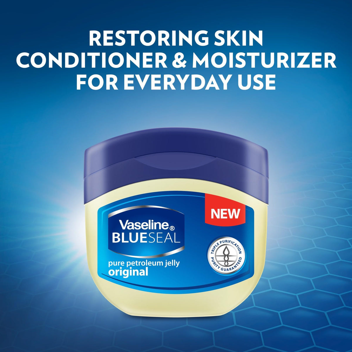Vaseline Original Pure Petroleum Jelly, 50ml, 100746803 (Pack of 2)