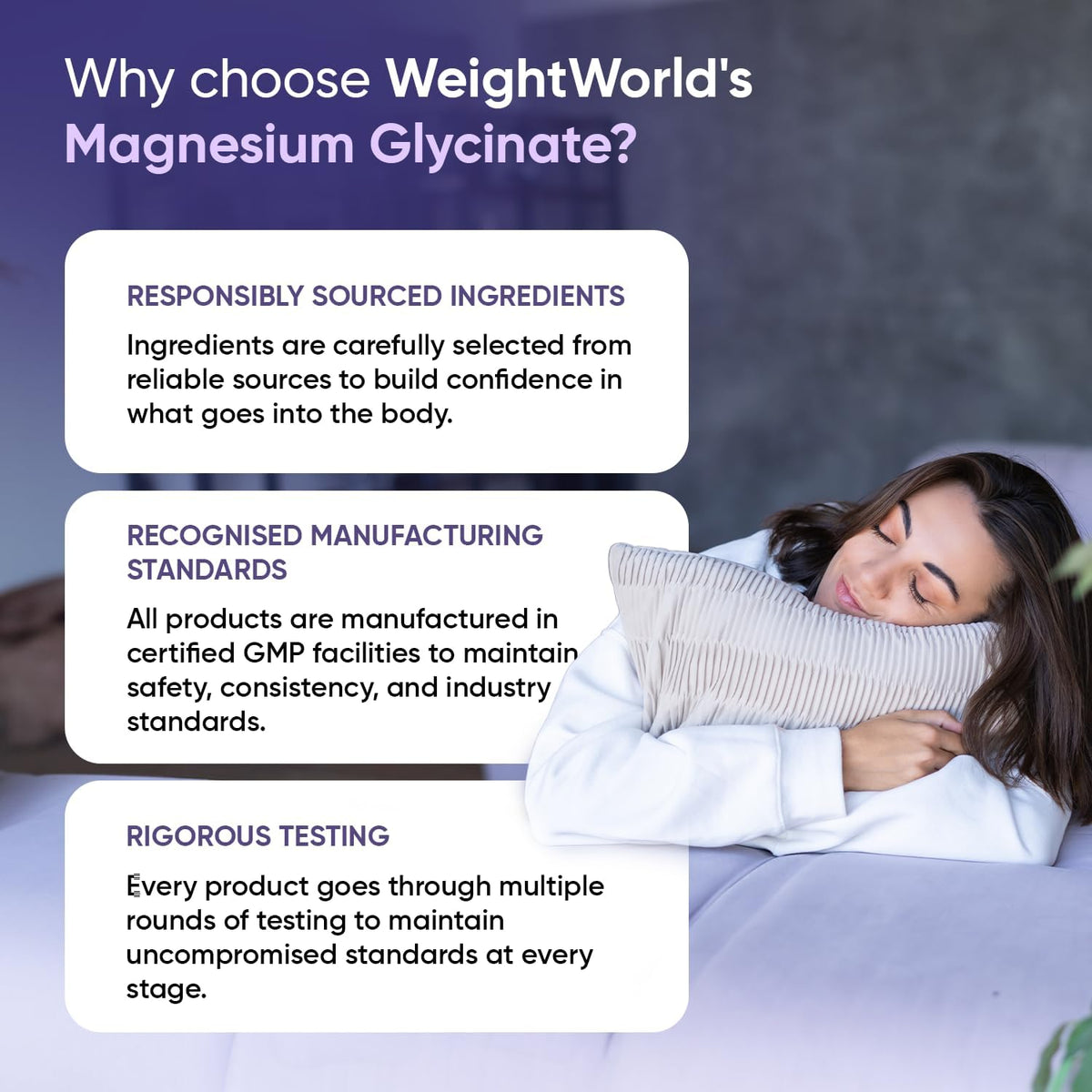 Magnesium Glycinate 1422mg - with Vitamin B6-180 Vegan Capsules
