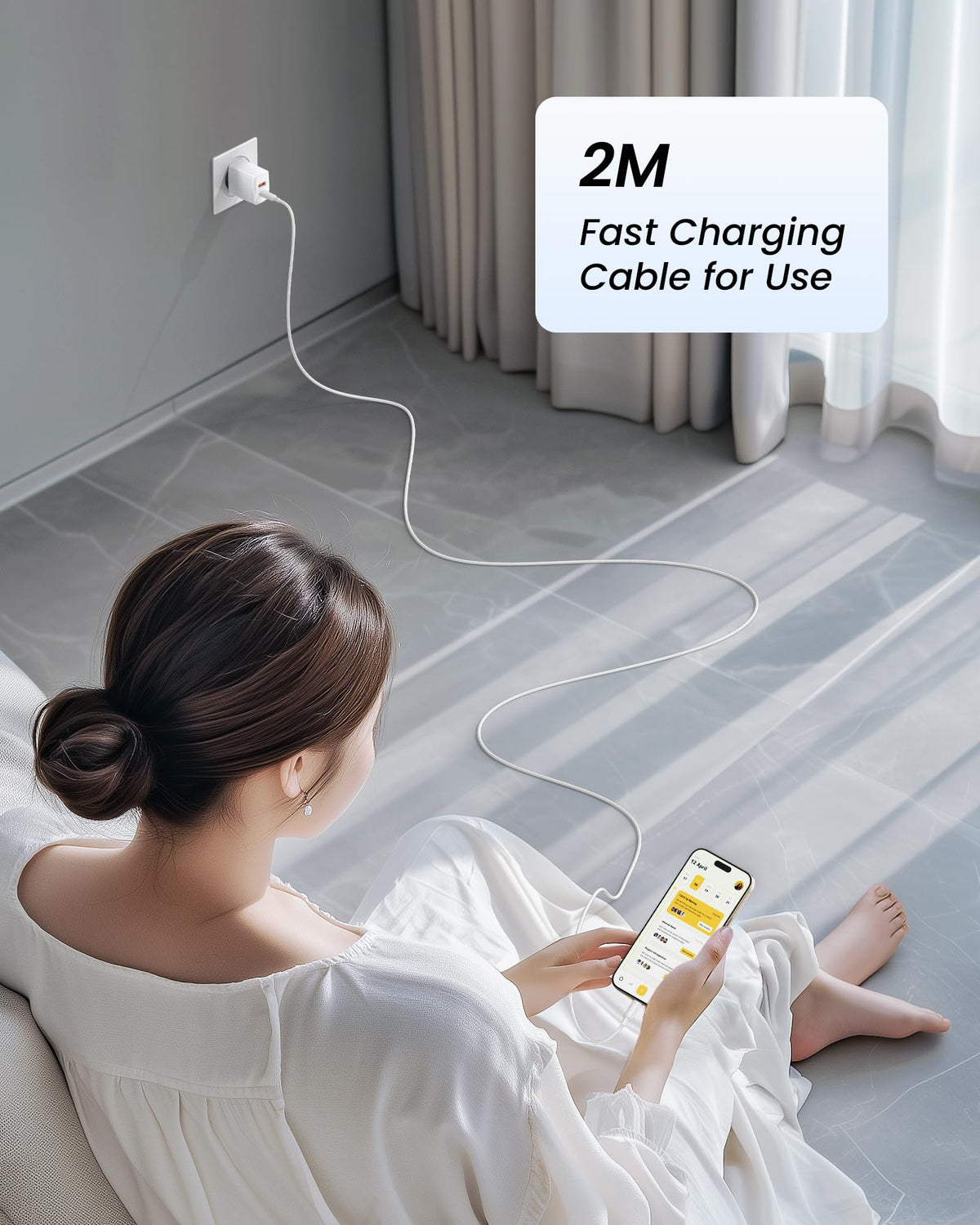 RAVIAD USB C to Lightning Cable 1M [MFi Certified]iPhone Fast Charger Cable