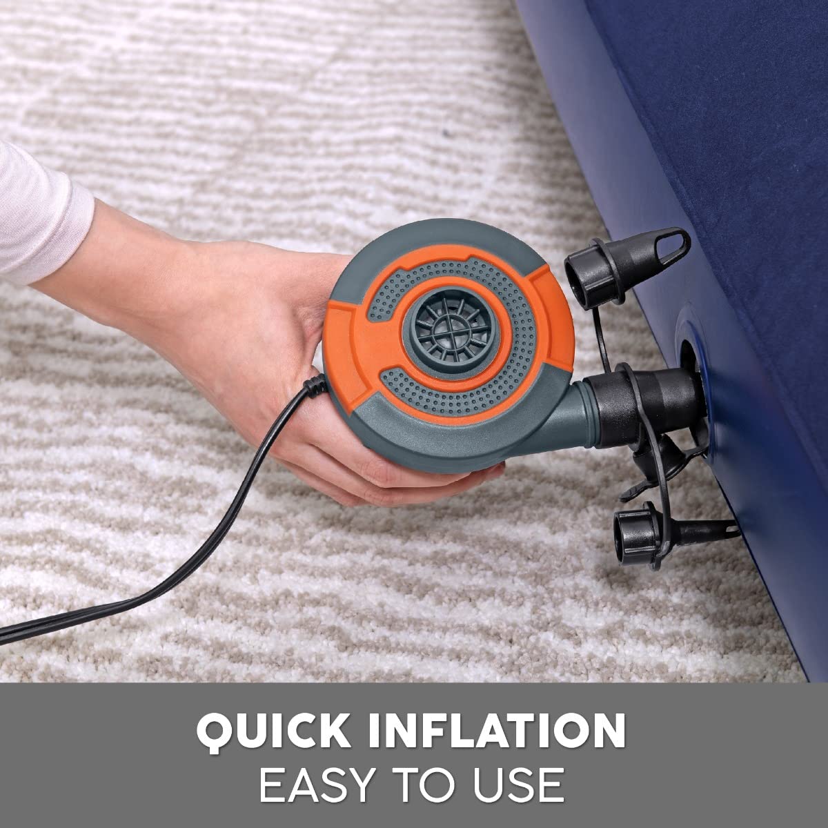 Bestway Single Flocked Airbed for Camping