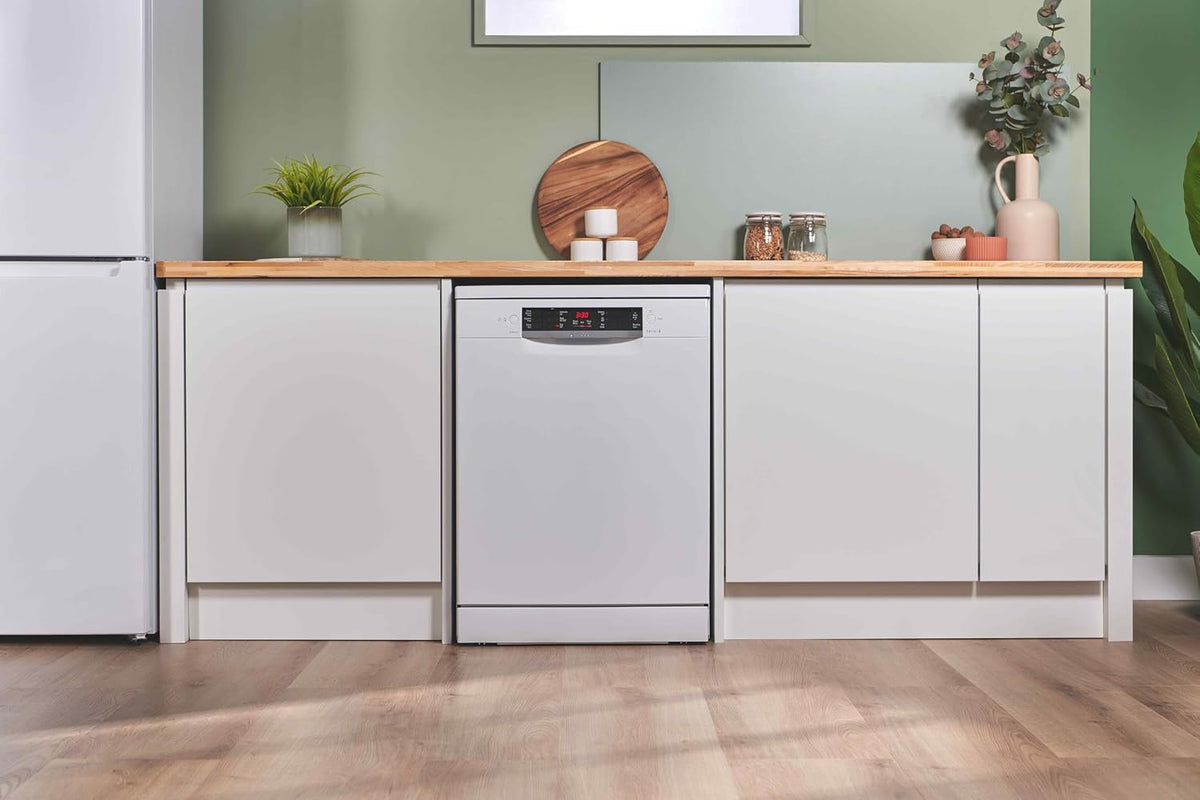 Bosch Series 2 SMS26AW08G Freestanding Dishwasher, 60cm, White