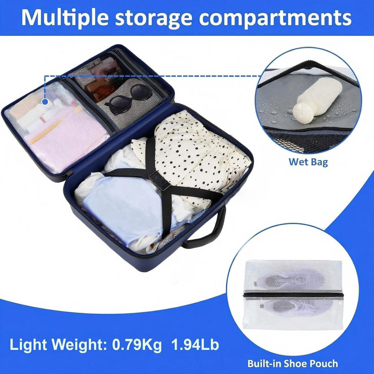 Taygeer Ryanair Cabin Bags 40x30x20 Underseat, Travel Backpack Cabin Size