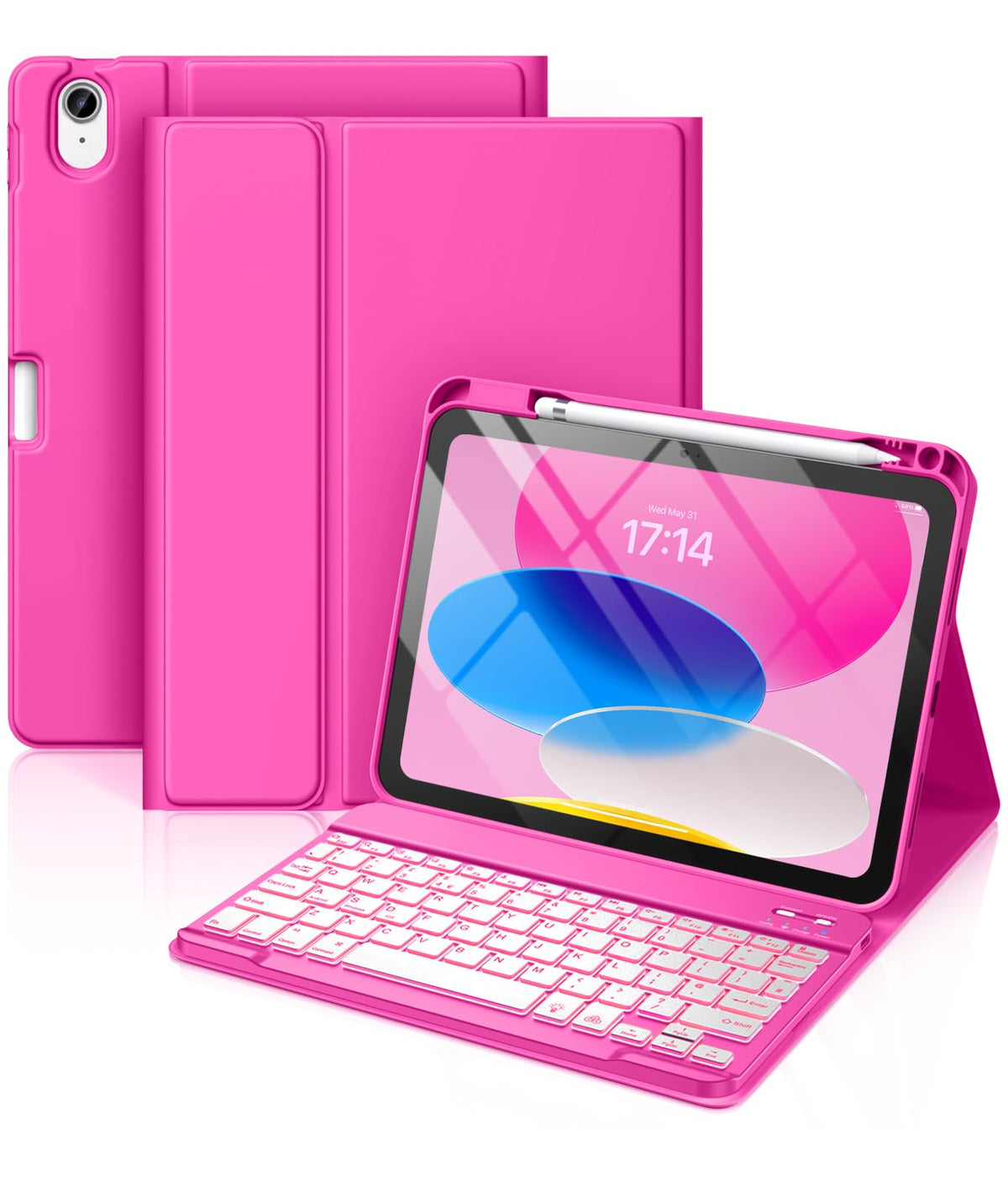 Vobafe Keyboard Case for iPad A16 11th Generation 11 inch/10th Gen 10.9"