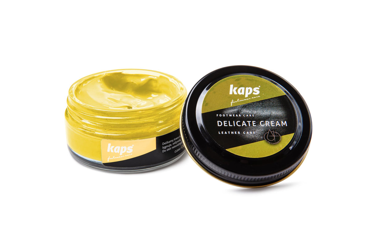 Leather Shoe Cream Polish & Conditioner, Kaps 50ml