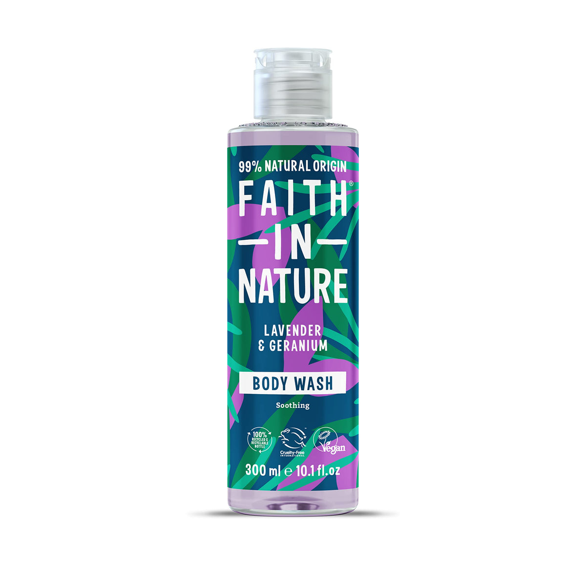 Faith In Nature Natural Fragrance Free Body Wash, Sensitive, Vegan and Cruelty Free, No SLS or Parabens, 400 ml