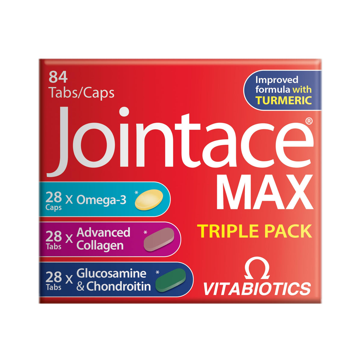 Jointace Collagen - Advanced Joints & Cartilage Support - Includes Collagen, Glucosamine & Chondroitin & Ginger