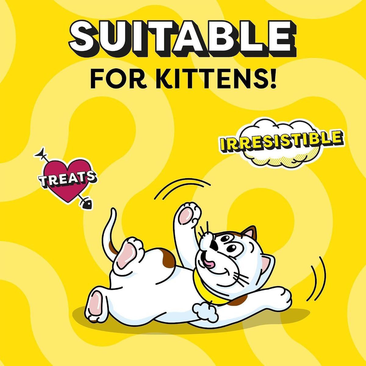 DREAMIES - Chicken Cat Treats - 2x350g - Multipack Snacks 2 Mega Tubs - Bulk Cat Food