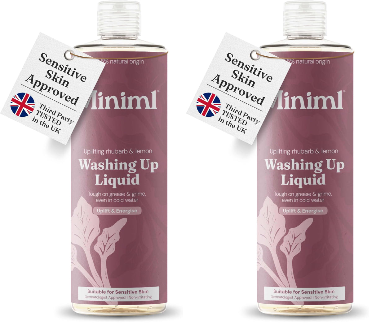 Miniml Eco Washing Up Liquid 5L Refill – Wild Rhubarb & Lemon