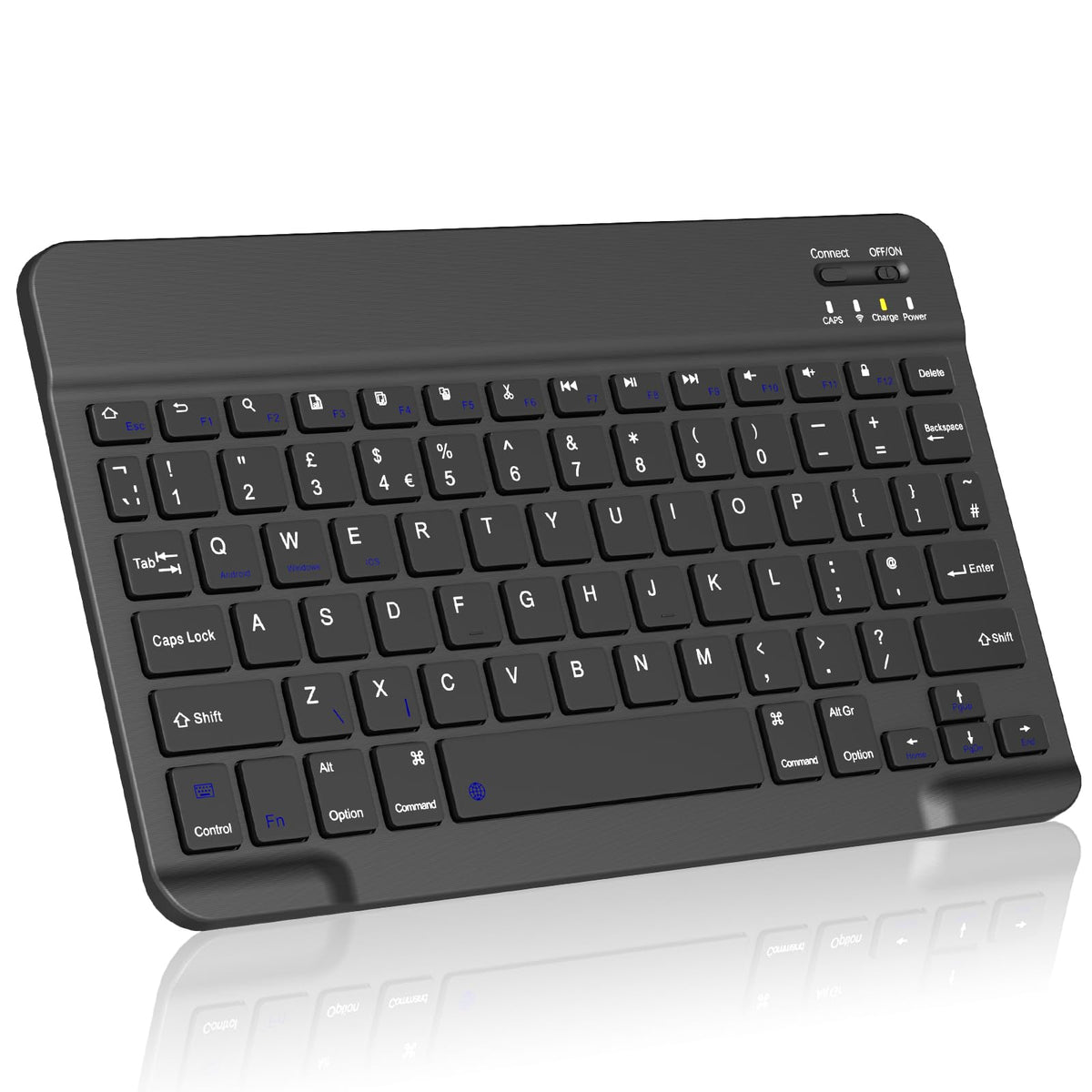 NOOX Bluetooth Keyboard for iPad, Galaxy Tablets, SmartPhones