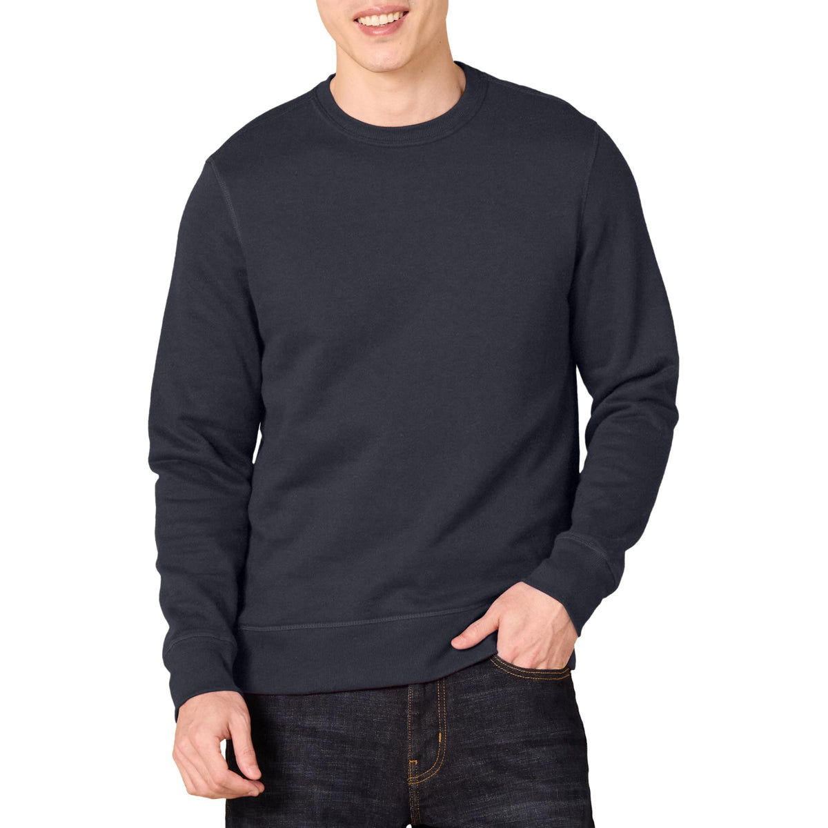Amazon Essentials Men's Fleece Crew Neck Sweatshirt (Available in Big & Tall)