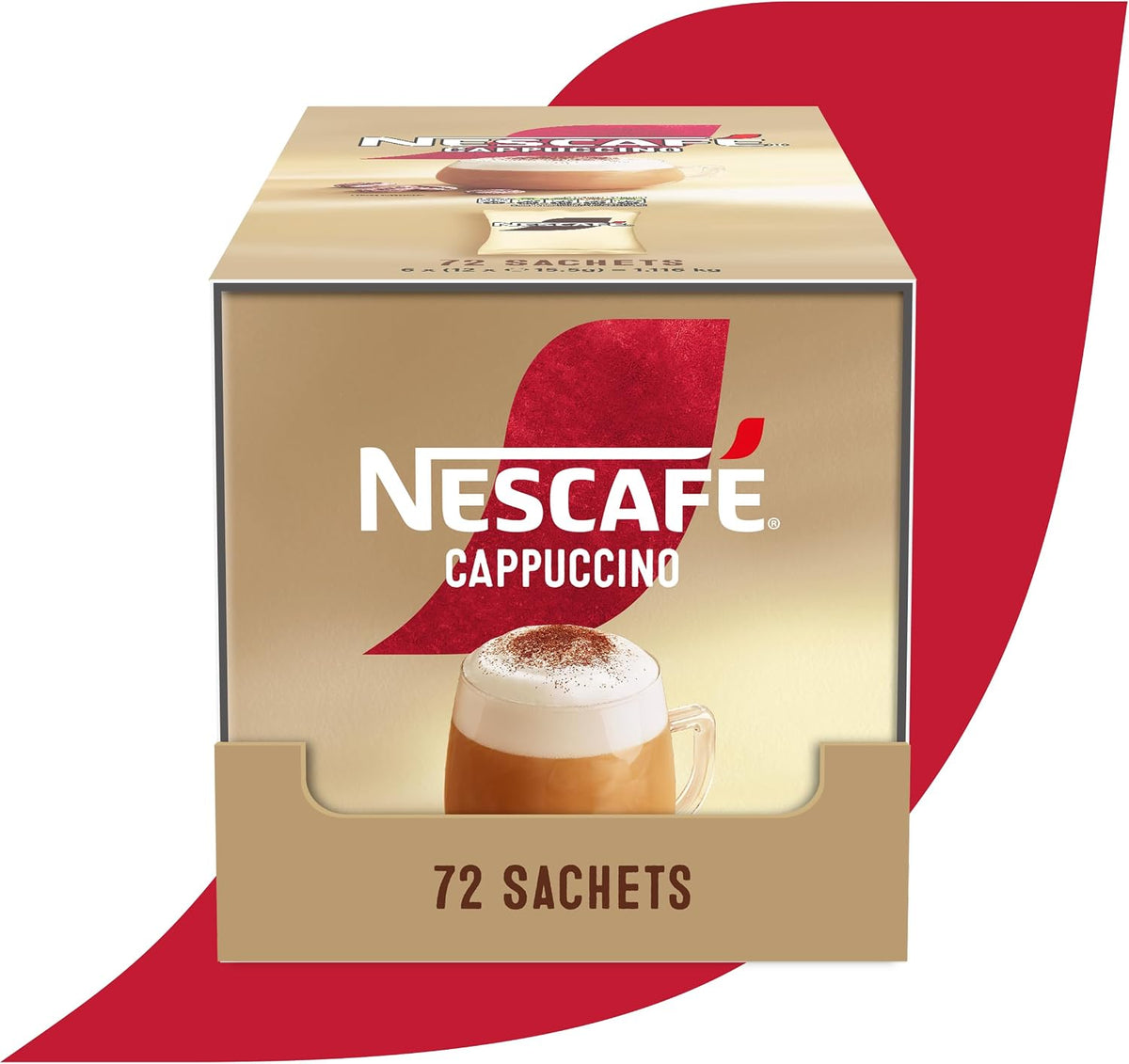NESCAFÉ Cappuccino Instant Coffee Sachets - 72 x 15.5g