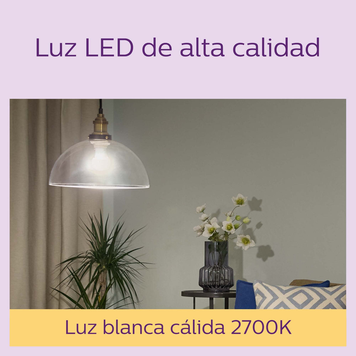PHILIPS LED Frosted A67 Light Bulb 3 Pack [Warm White 2700K - E27 Edison Screw] 100W, Non Dimmable. for Home Indoor Lighting