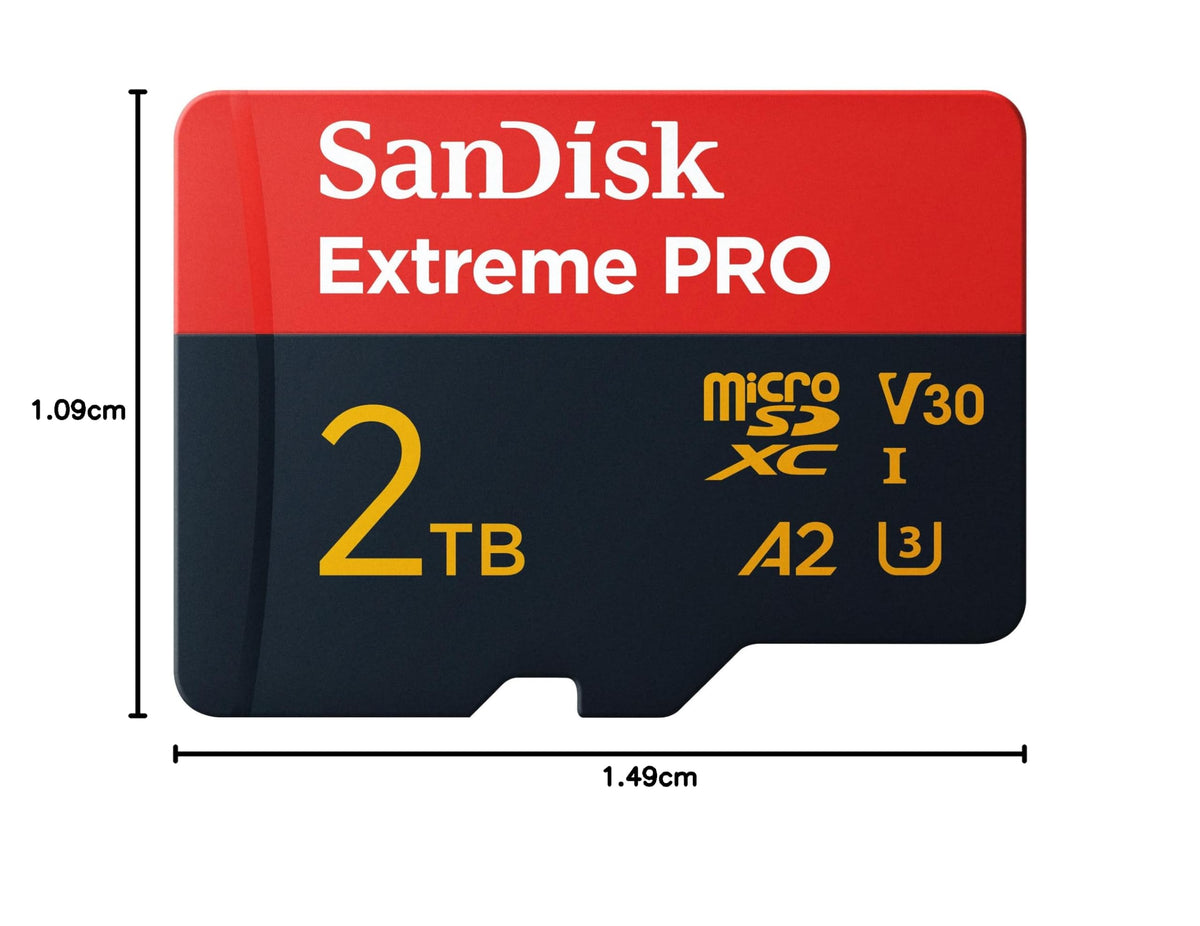 SANDISK Extreme PRO microSD Card + Adapter 128GB, Up to 200MB/s Read Speeds