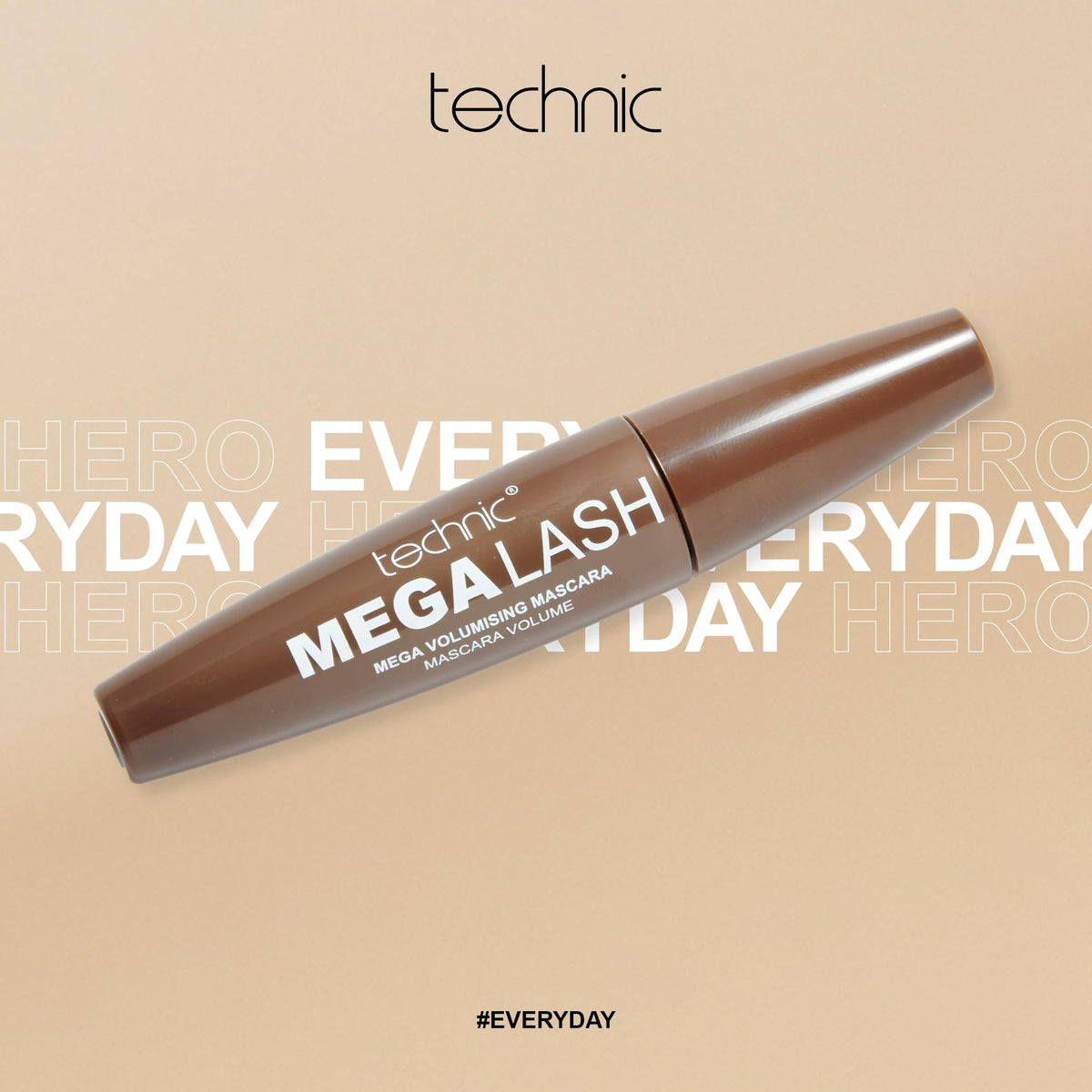 Technic Mega Lash Water Resistant Mascara - Ultra Black - 12ml