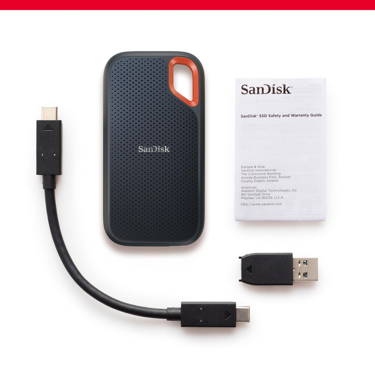 SanDisk Extreme Portable SSD 1TB - Up to 1050MB/s Read Speeds (Older Model)