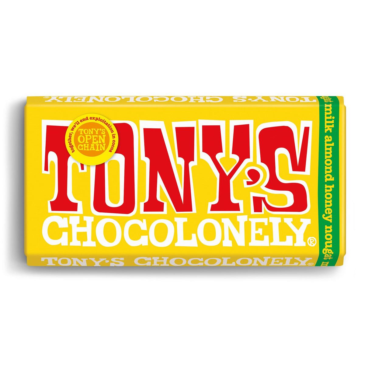 Tony's Chocolonely Milk Chocolate Bar - 180g Belgian Fairtrade Chocolate, Gift, 32% Cocoa, Vegetarian