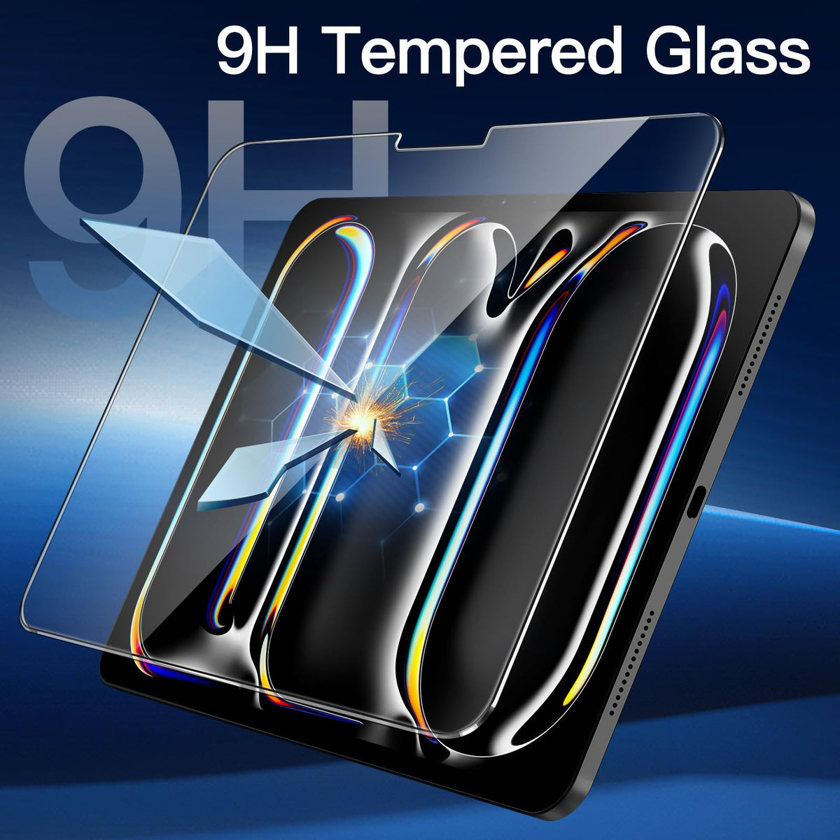 JETech Screen Protector for iPad (A16) 11th/10th Gen, 2-Pack
