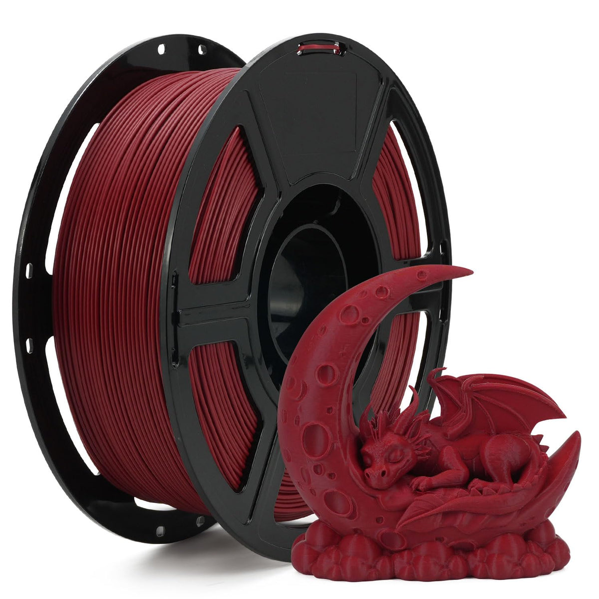 FLASHFORGE 3D Printer Filament, PLA PRO Filament 1.75mm, 1KG Spool (2.2lbs), Dimensional Accuracy +/- 0.02mm for FDM 3D Printers, Better Tenacity & No Knotting (White)