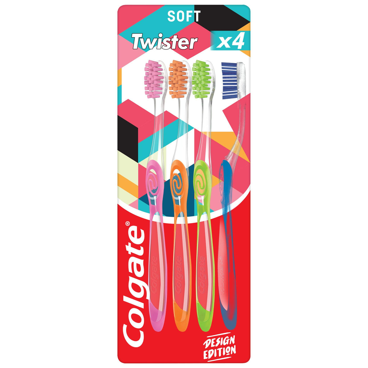 Colgate Zigzag Medium Bristles Manual Toothbrush (3-Pack)