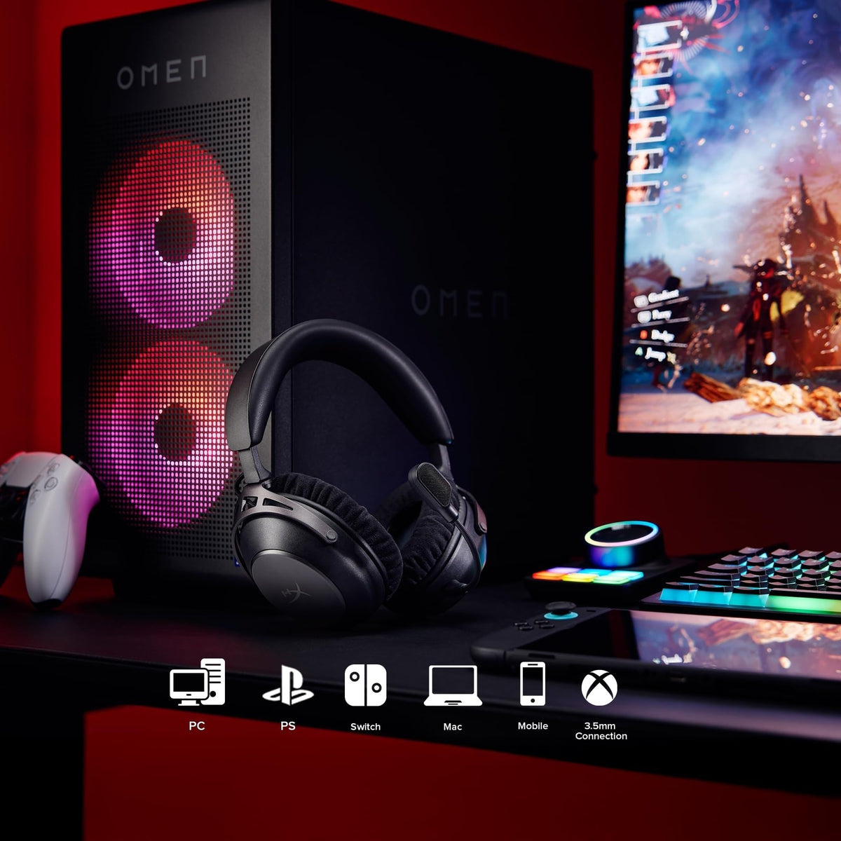 HyperX Cloud Alpha – Gaming Headset with In-line volume control