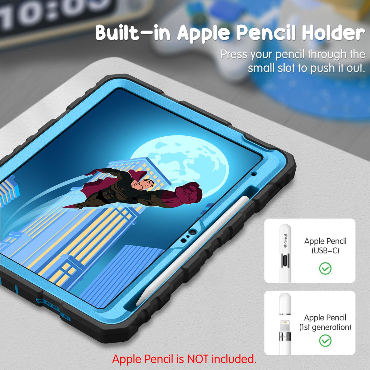 FINTIE Kid-Friendly Case for iPad (A16) 11th Gen 11 Inch, iPad 10th Gen