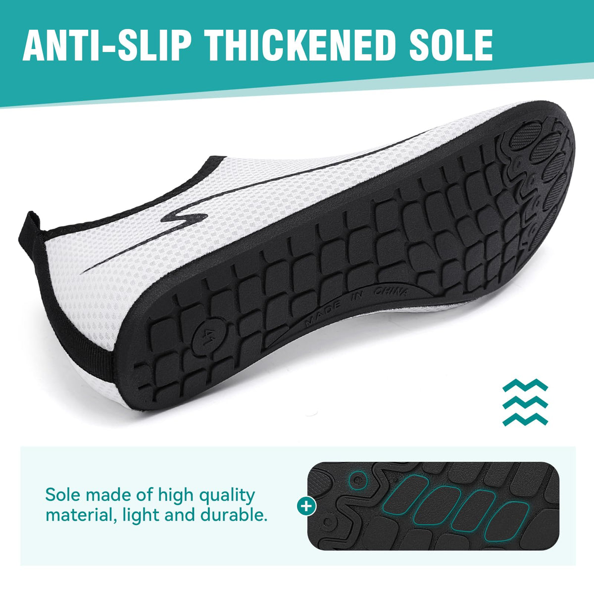 Water Shoes for Women Men Beach Quick-Dry Swim Aqua Socks Breathable Barefoot Shoes for Beach Surfing Driving Pool Yoga