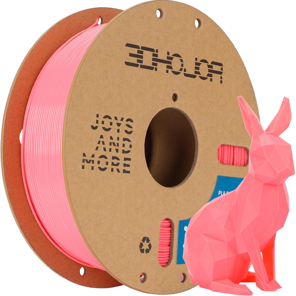 3DHoJor PLA+ PLA Plus Filament 1.75mm 1kg(2.2lbs) for 3D Printers,Yellow