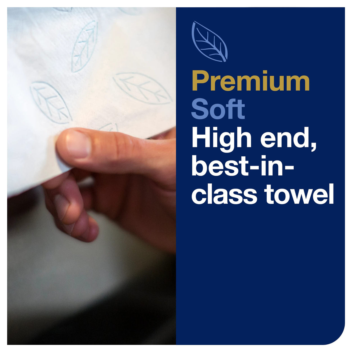 Tork D8217 Extra Soft Multifold Hand Towel, White, Pack of 2100, 21x100 sheets