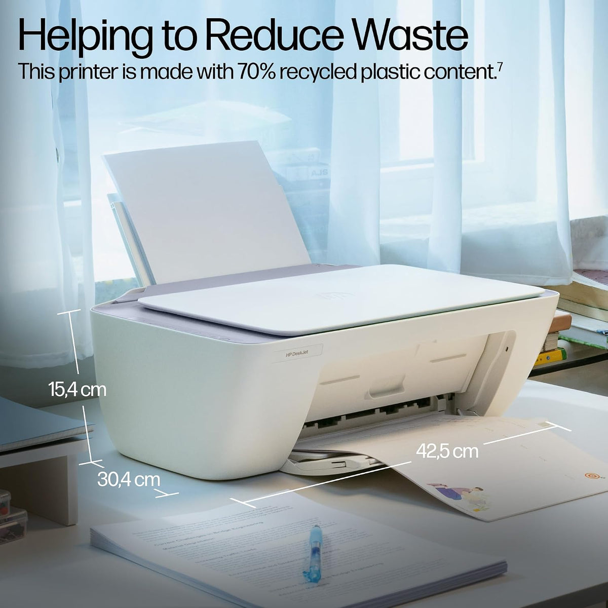 HP DeskJet 2922 All in One Printer | Wireless | Colour | 3 months free Instant Ink Included | Easy Setup & Reliable Wi-Fi | Print, Scan & Copy