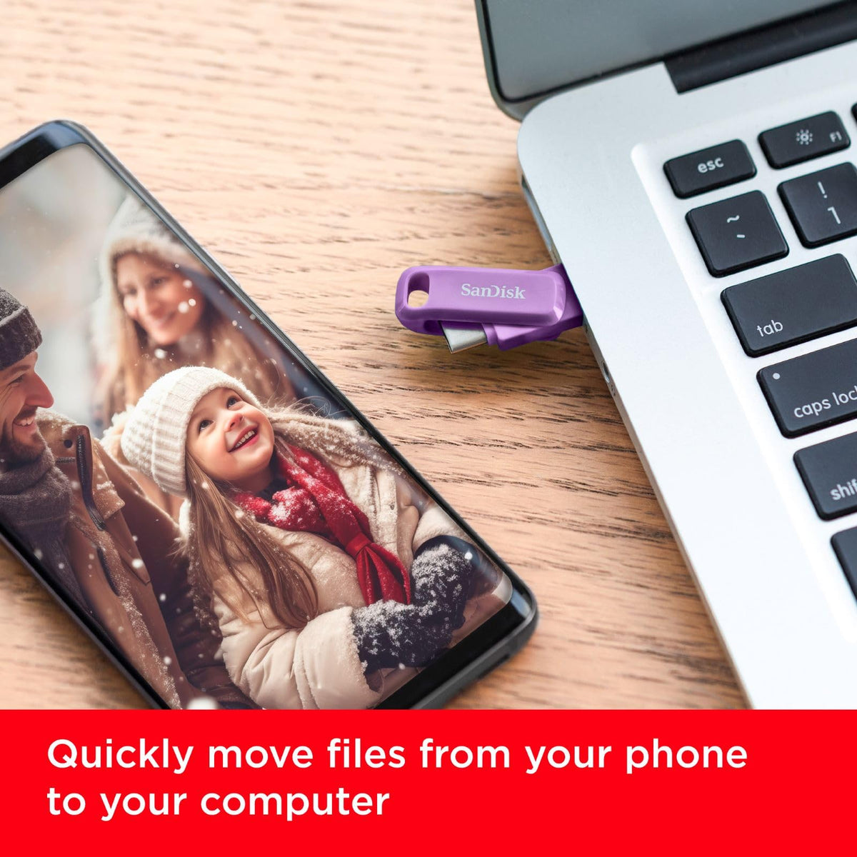 SANDISK Ultra Dual Drive Go 128GB, USB-C & USB-A, Up to 400MB/s Read Speeds