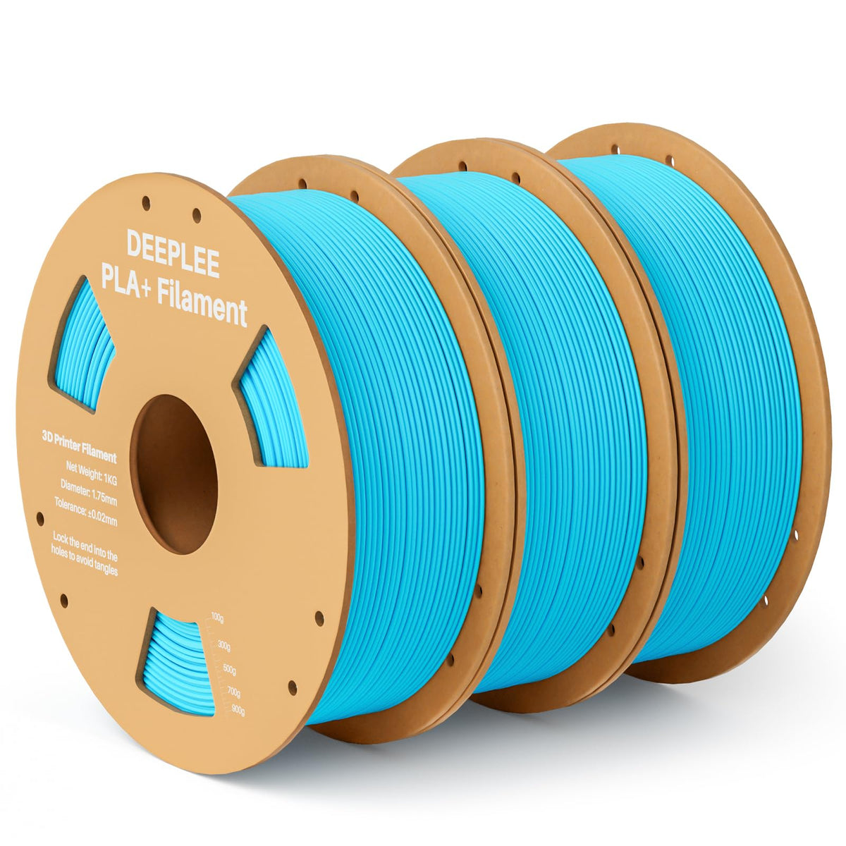 DEEPLEE PLA Plus 1.75mm Filament White 1kg