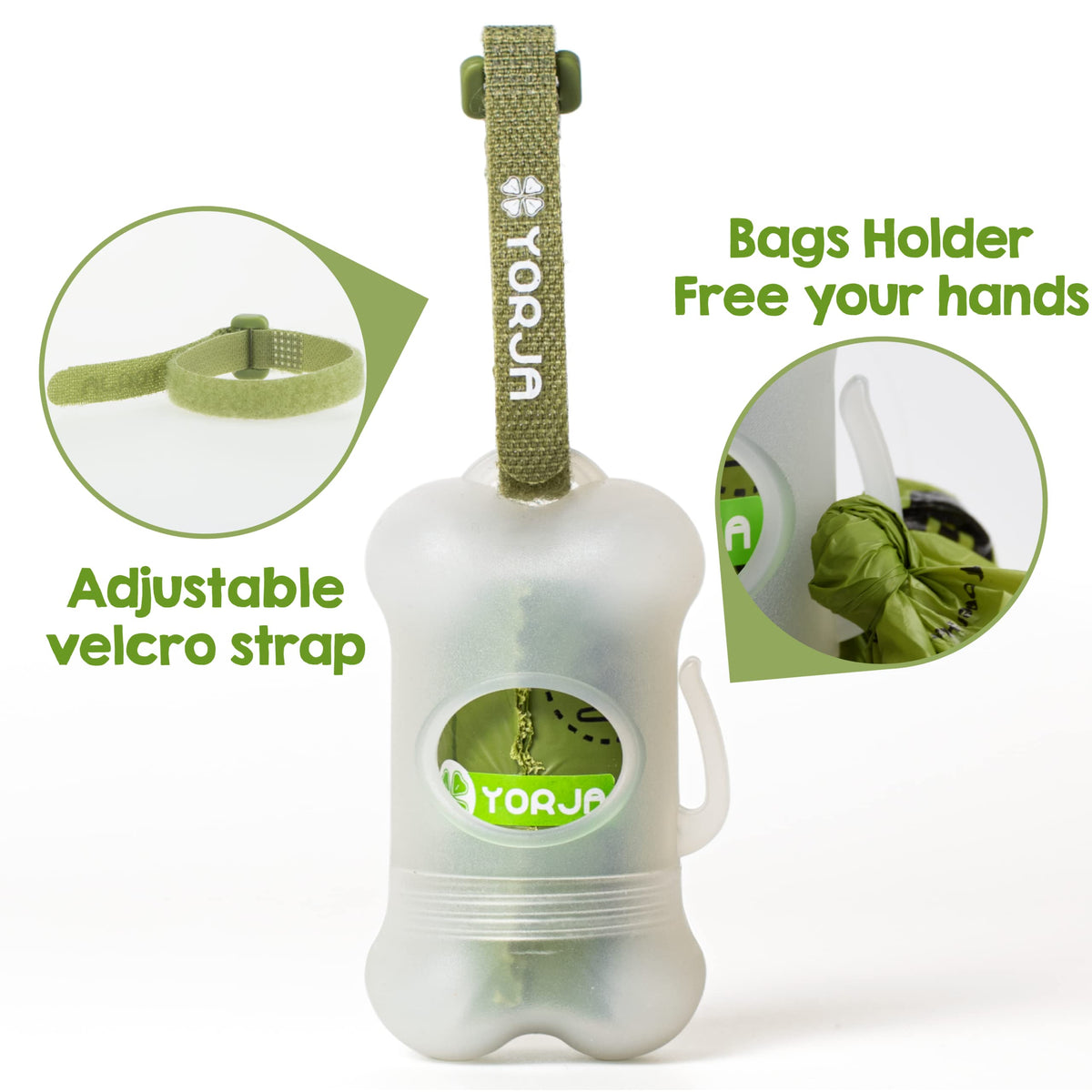 Dog Poo Bags, 360 Pet Poop Bags, Extra Thick and Strong 100% Leak-Proof Biodegradable Waste Bags