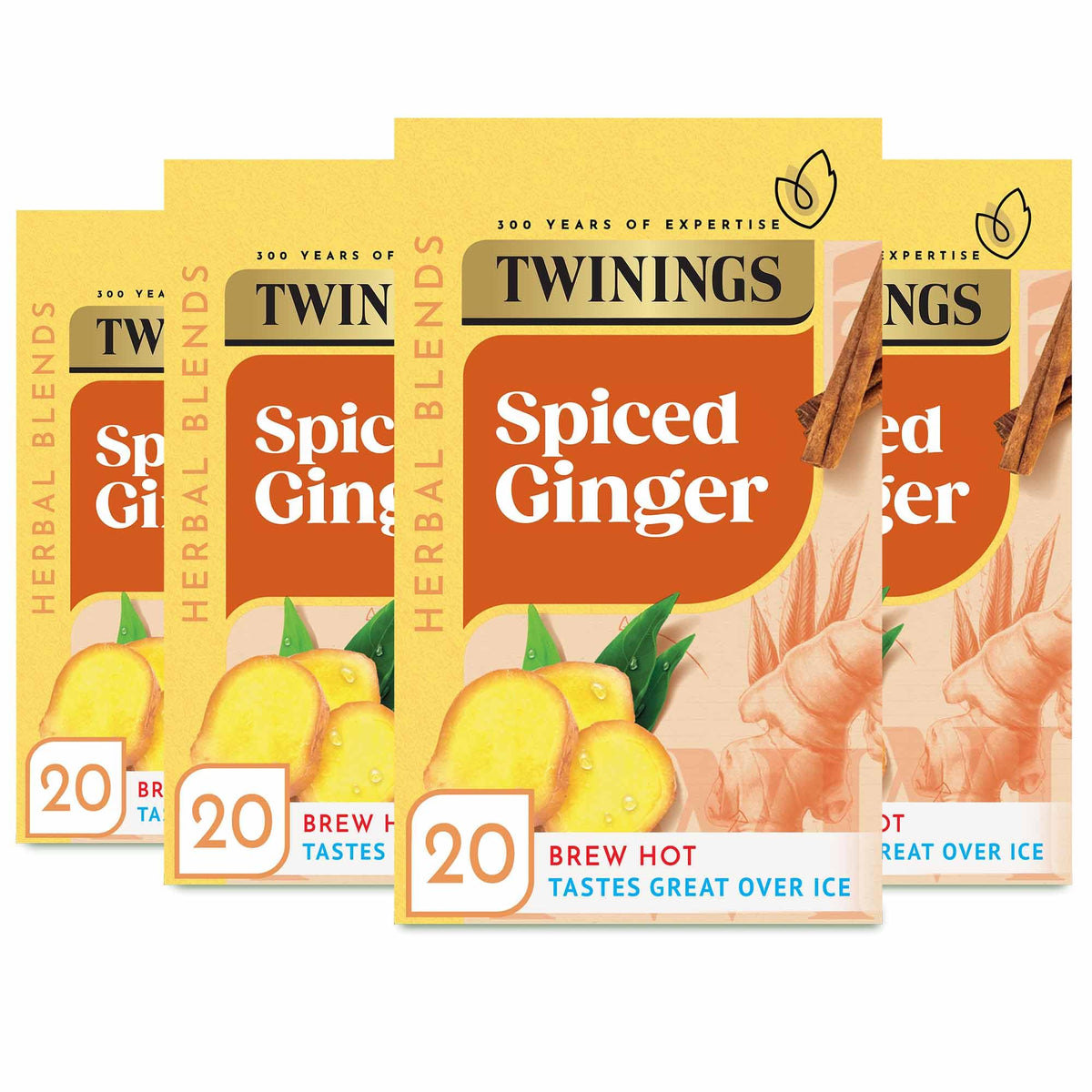 Twinings English Breakfast Tea, 4 x 80 Biodegradable Plant-Based Tea Bags