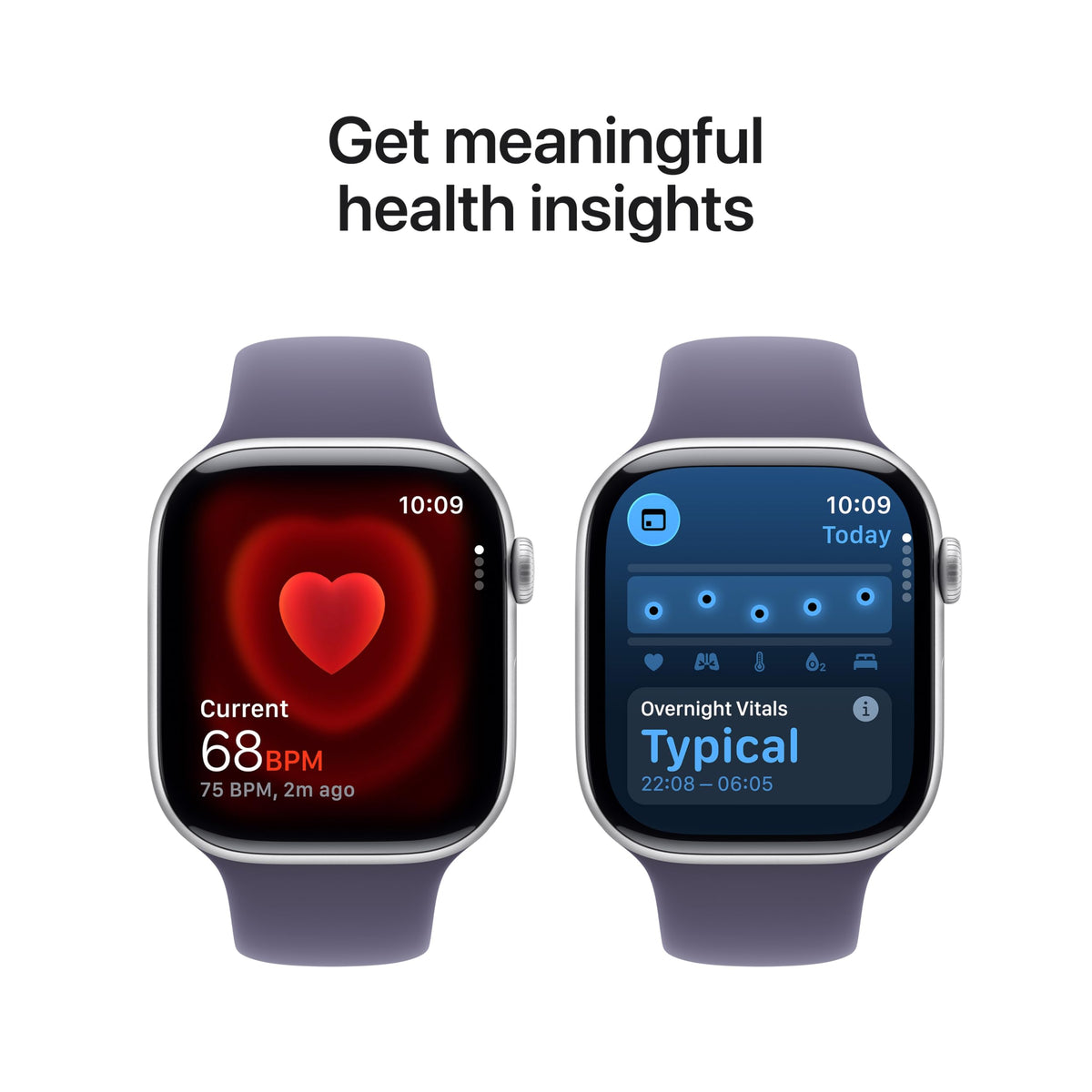 Apple Watch Series 11 GPS 46mm Smartwatch with Jet Black Aluminium Case with Black Sport Band M/L. Sleep Score, Fitness Tracker, Health Monitoring, Always-On Display, Water Resistant