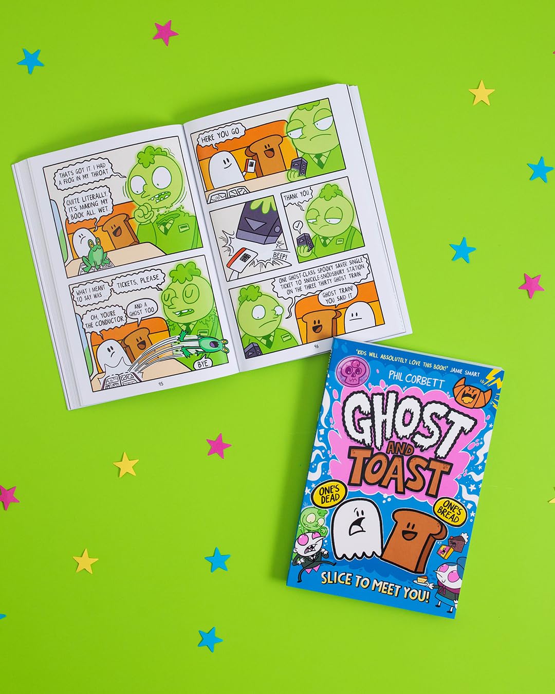 Ghost and Toast: brilliantly bonkers and side-splittingly funny graphic novel adventures for fans of BUNNY VS MONKEY and DONUT SQUAD!