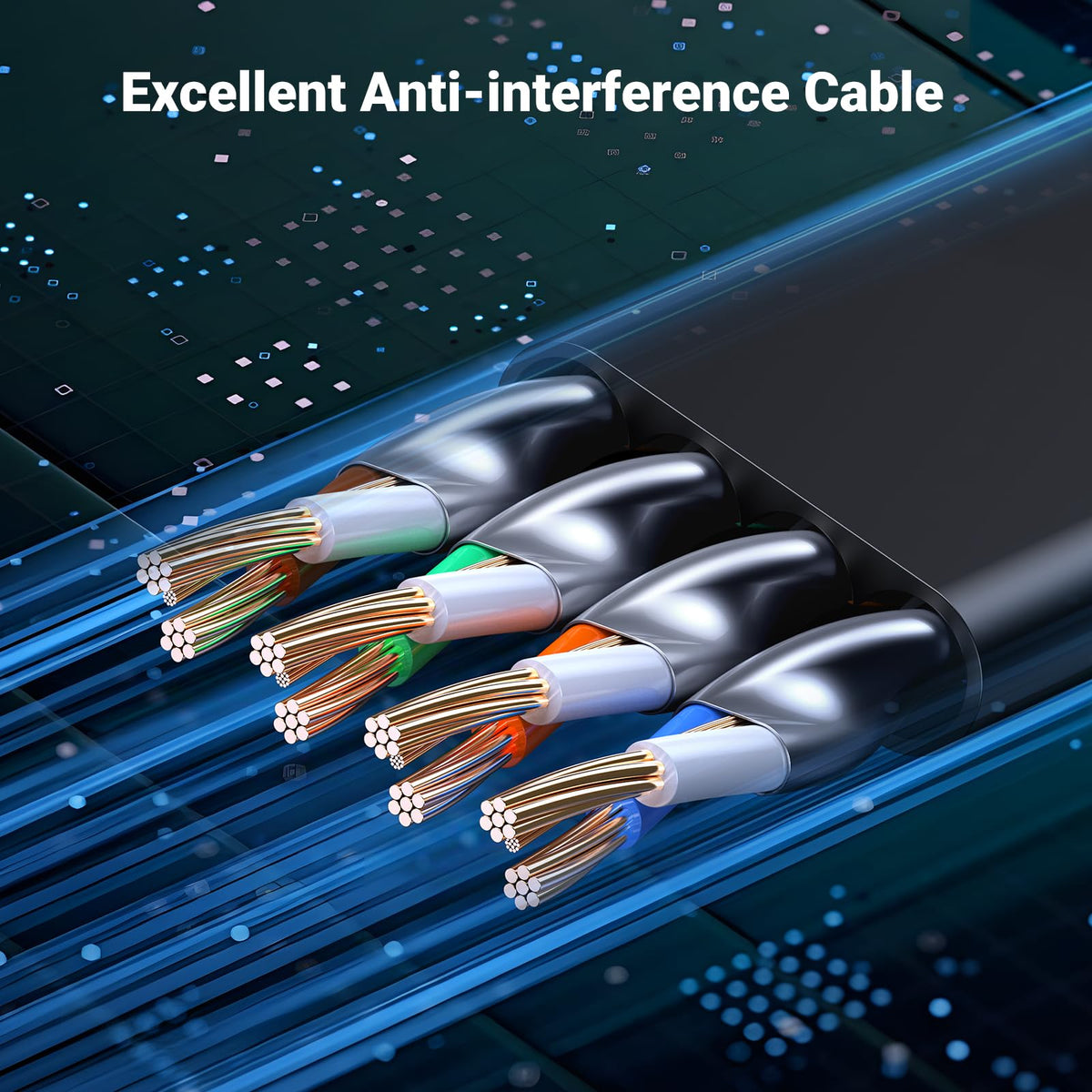 UGREEN Cat 8 Ethernet Cable 5m, 40Gbps Internet Cable (5 Meter Braided)