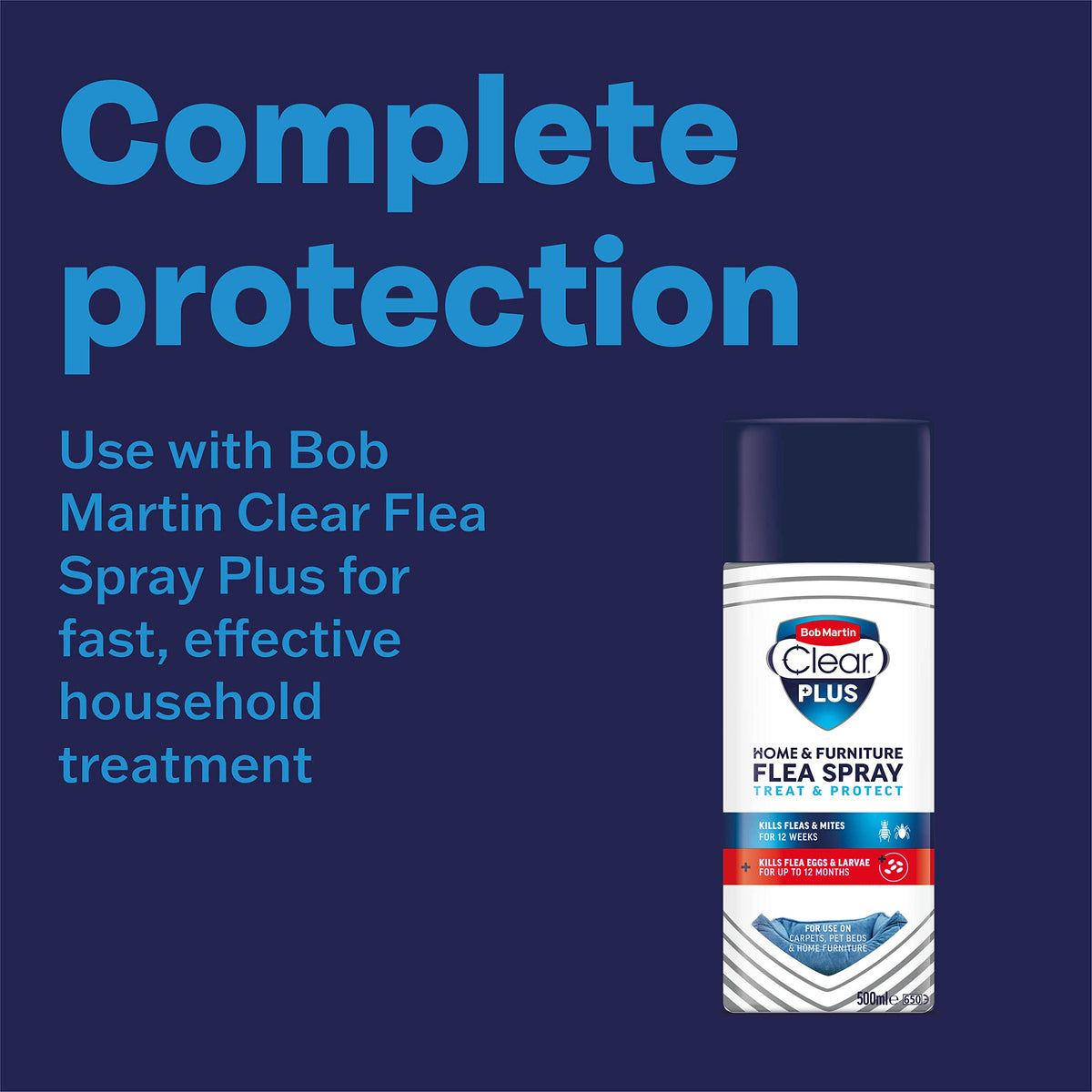 Bob Martin Clear Spot On Flea Treatment for Small Dogs (2-10kg) - Kills Fleas & Ticks (3 Pipettes)