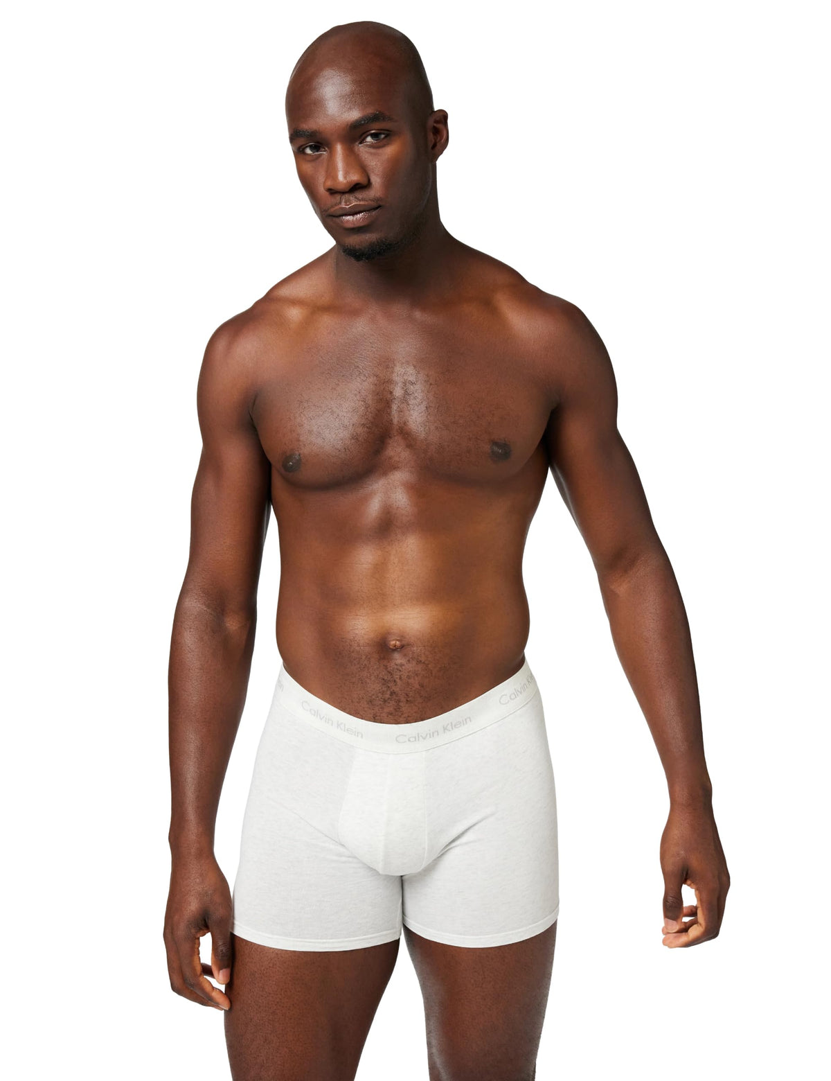 Calvin Klein Men’s 3 Pack Boxer Briefs with Logo Waistband