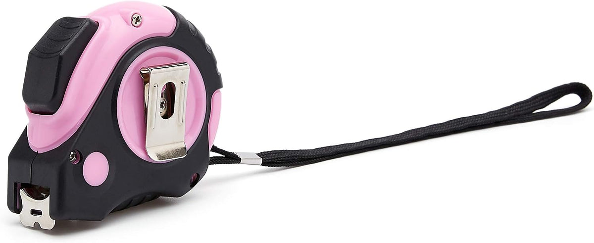 Amazon Basics Tape Measure - 4.8 m, Pink
