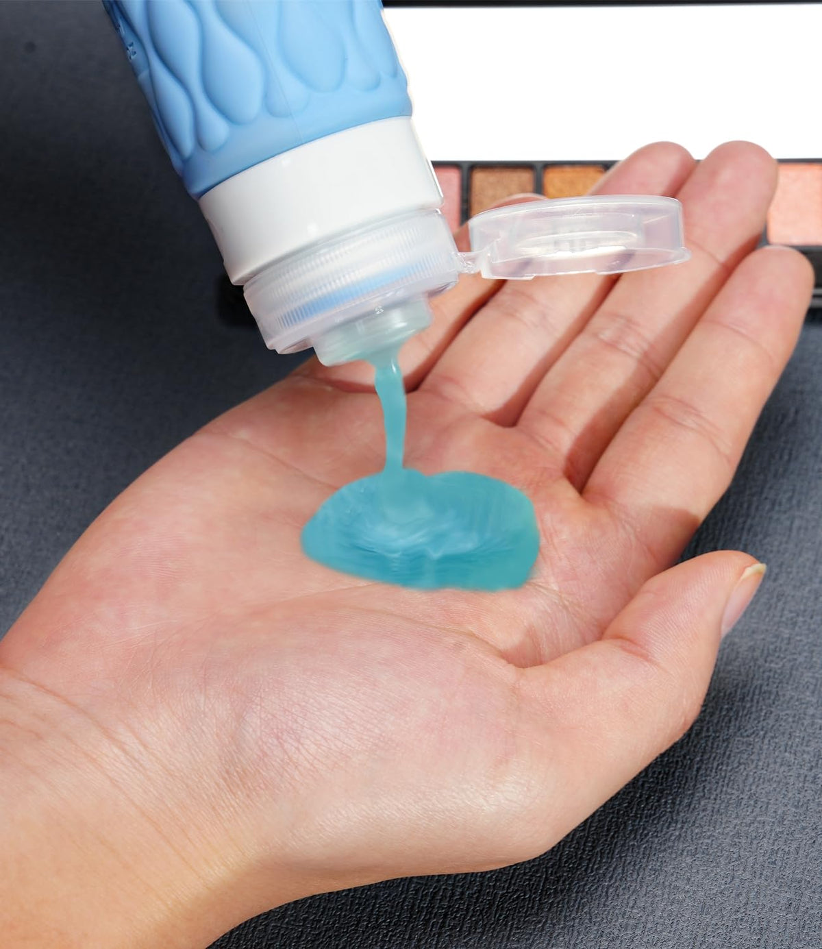 100ml Silicone Travel Bottles for Toiletries for Shampoo and Conditioner