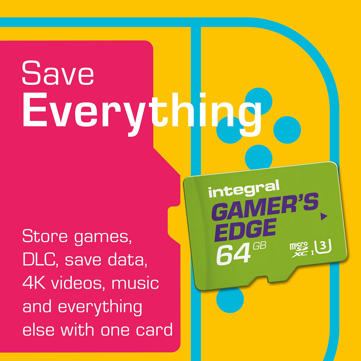 Integral 128GB microSD Card Premium High Speed 4K Video Memory Card - up to 100MB/s Read and 50MB/s Write UHS-I U3 Class 10 A1 App Performance - for Smartphones, Tablets, Drones and Game Consoles