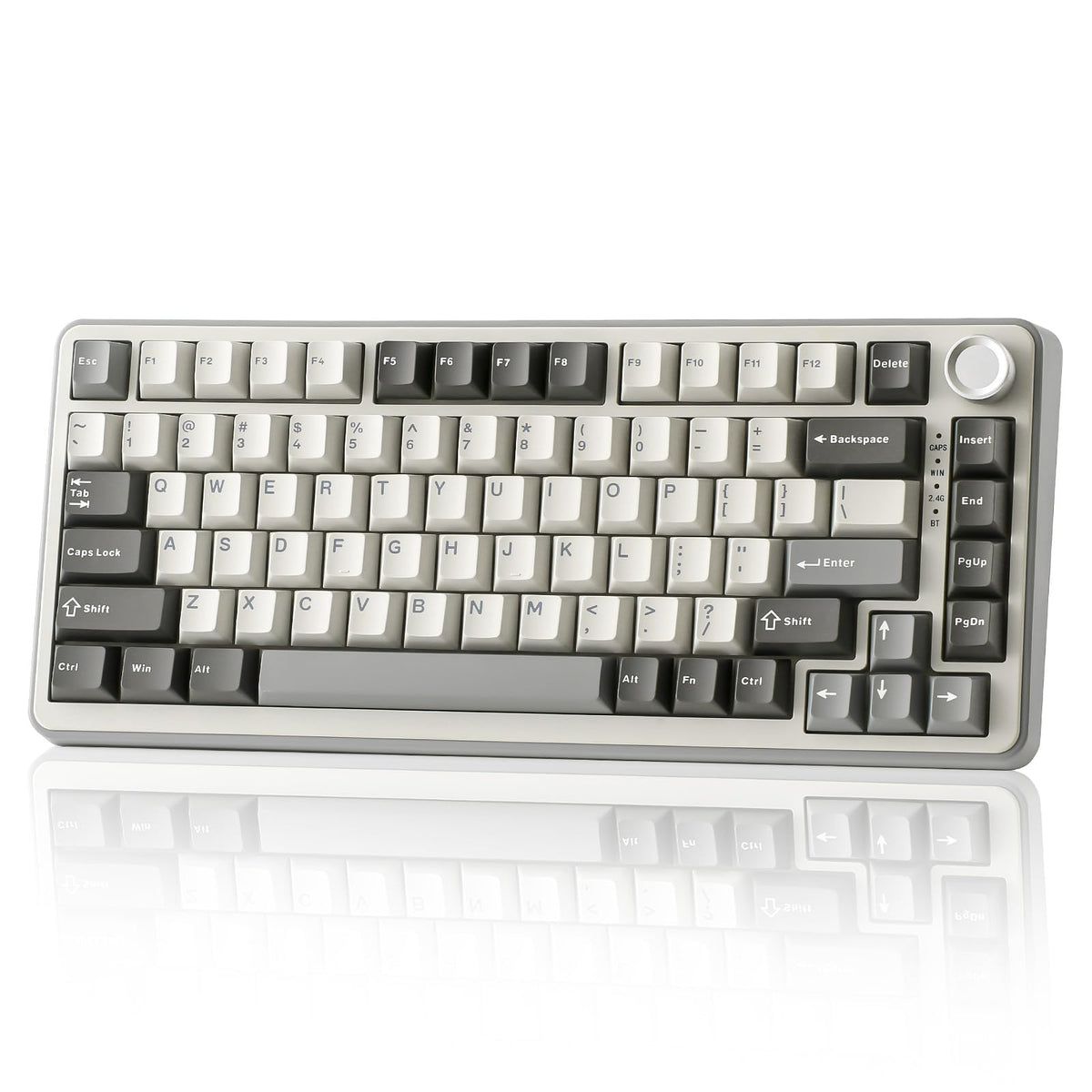 YUNZII B75 PRO 75% Wireless Mechanical Keyboard (Black Heart,Cocoa Switch)