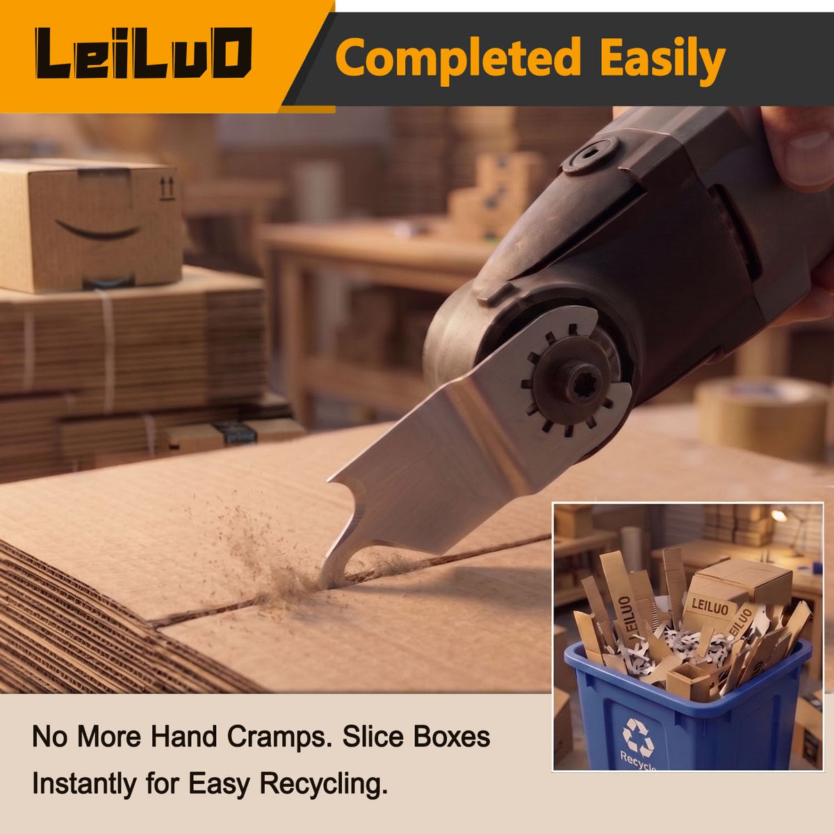 LEILUO 6Pcs Multitool Hook Blade, Multi Tool Hook Knife Blade Set