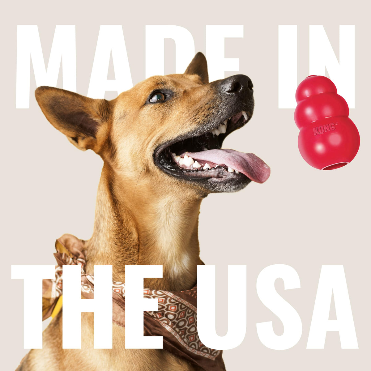 KONG Classic Stuffable Dog Toy, For Medium Dogs