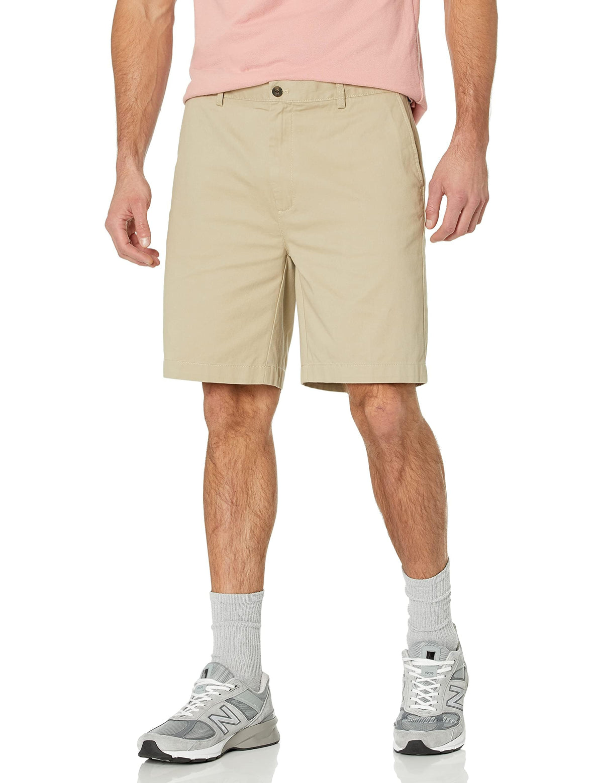 Amazon Essentials Men's Classic Fit 9" (23cm) Chino Shorts with Pockets