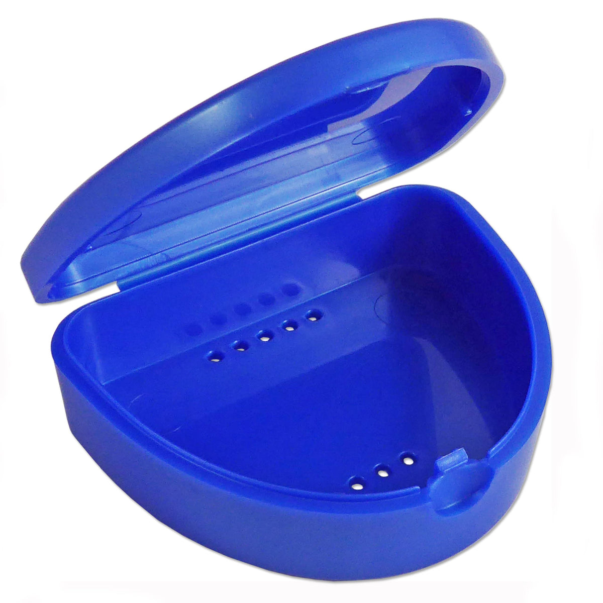 Slim Orthodontic Dental Case -for Retainers, Dentures & More (White)