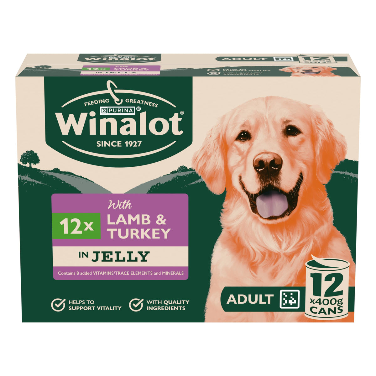 WINALOT Sunday Dinner Mixed in Gravy Wet Dog Food Pouches 40x100g