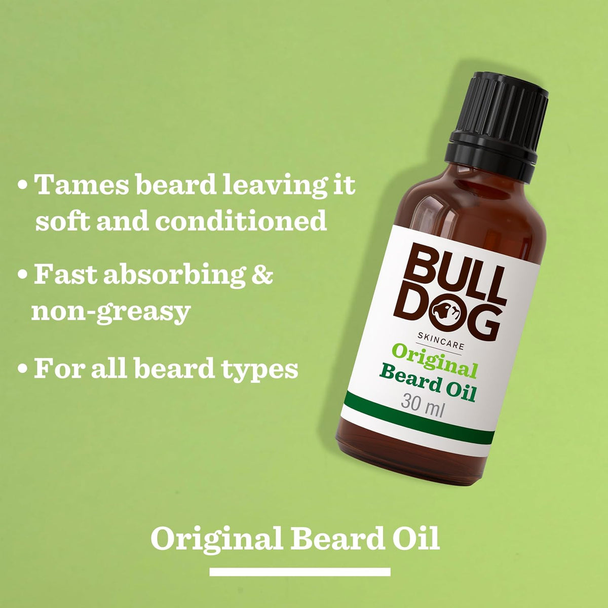 BULLDOG SKINCARE Original Beard Oil for Men, 30ml